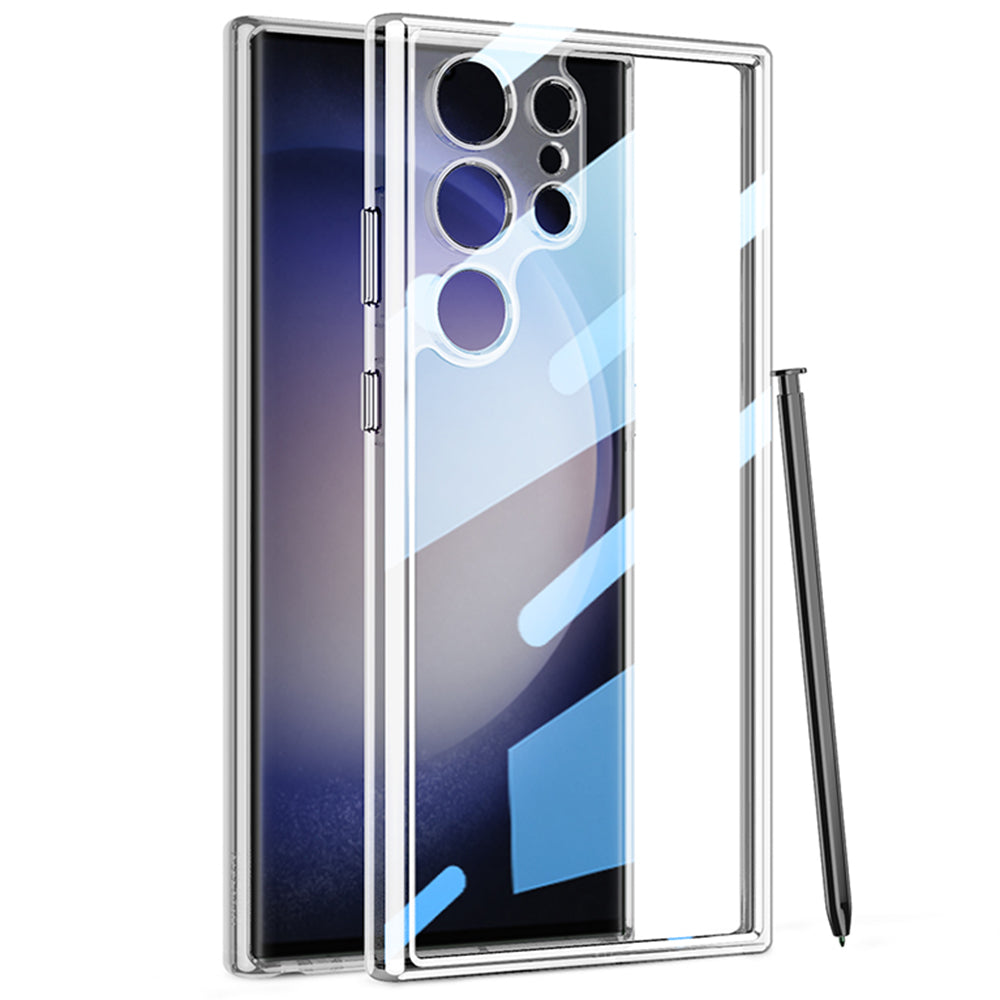 GKK til Samsung Galaxy S23 Ultra Soft TPU Cover Gennemsigtigt beskyttende telefoncover GKK til Samsung Galaxy S23 Ultra Soft TPU Cover Gennemsigtigt beskyttende telefoncover